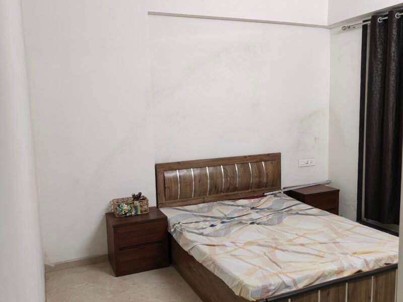 2 Rooms in a 3bhk flat with a view of the Kharghar hills