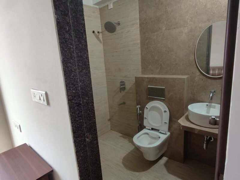 2 Rooms in a 3bhk flat with a view of the Kharghar hills