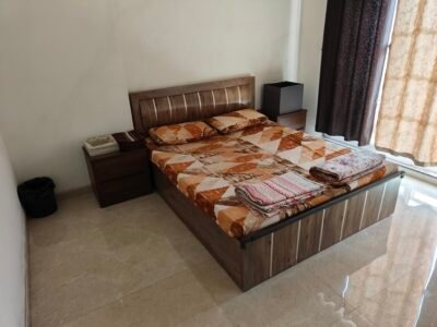 2 Rooms in a 3bhk flat with a view of the Kharghar hills