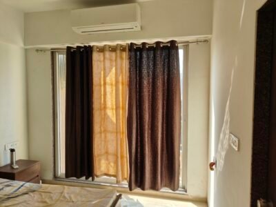 2 Rooms in a 3bhk flat with a view of the Kharghar hills