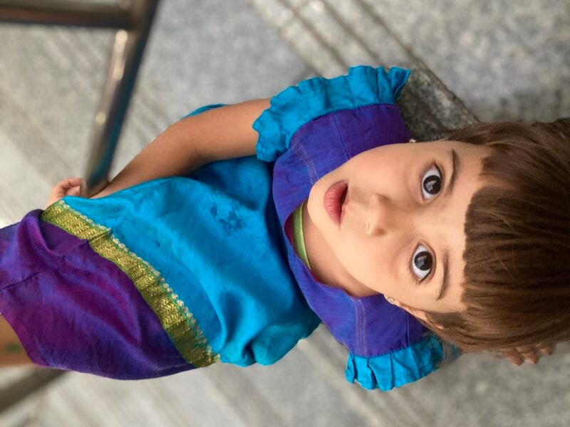 Expressive child dancer and model